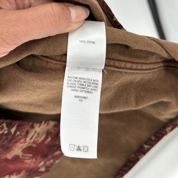 CABELA'S Vintage Deerskin Soft Chamois button down deer forest cabin winter warm - Picture 8 of 9